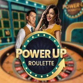 Official Live Casino logo: PowerUP Roulette by Pragmatic Play at 30bet Casino