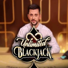 Unlimited Blackjack online game logo by Ezugi on 30-bets.nl